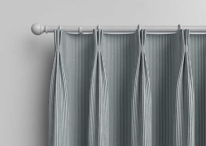 Nautical Stripes, Salt Black - Made to Measure Curtains - Image 11